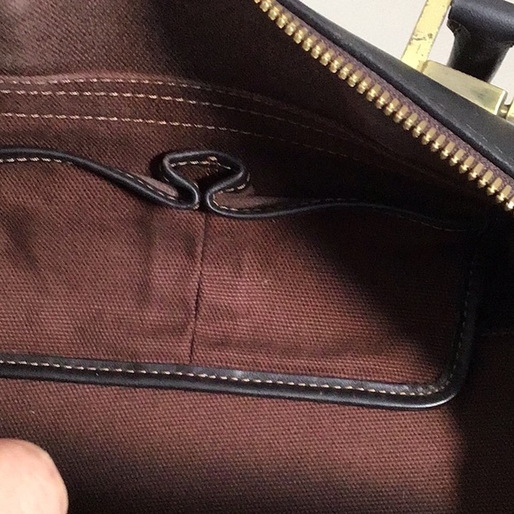 EUC. MCM Vintage Visetos Munchen Boston Bag #B4720 Brown and Black - Picture 8 of 15